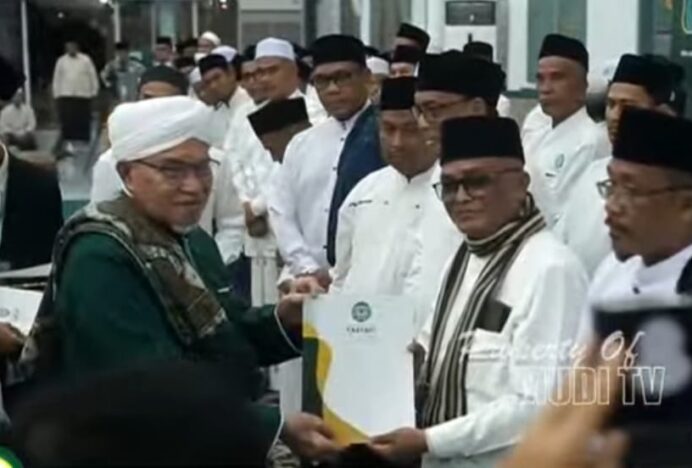 Abu Mudi Lantik Pengurus Wilayah dan Perwakilan Tastafi Periode 2026–2031 di Banda Aceh