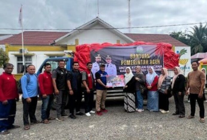 Pemerintah Aceh Salurkan Bantuan Logistik bagi Korban Banjir Bandang di Aceh Tenggara