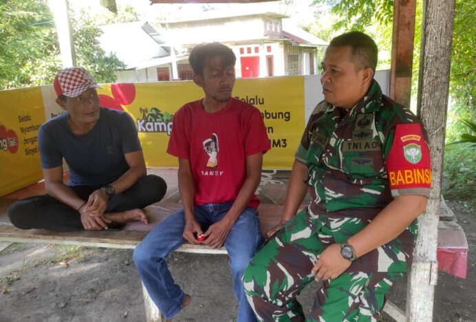 Jalin Komunikasi, Babinsa Gampong Kueh Serap Aspirasi Warga