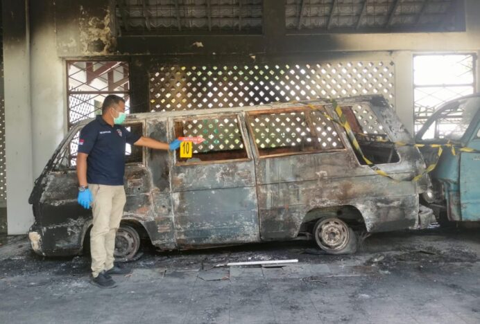 Gedung Fakultas Pertanian USK Terbakar, Polisi Selidiki Dugaan Akibat Bentrok Mahasiswa