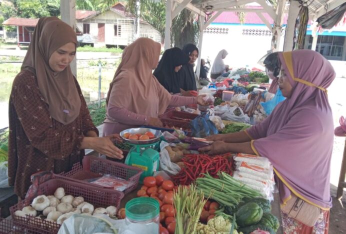 Jelang Idul Adha, Pedagang Pasar Mini Gampong Leu Ue Dapat Suntikan Modal Usaha dari BUMDesma Darul Imarah