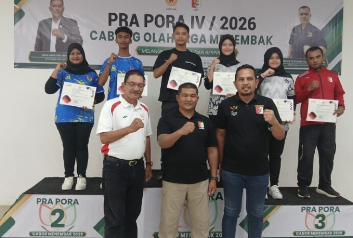 Aceh Besar Juara Umum Menembak