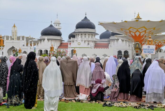 Ibadah shalat Idul Adha 1447 H di Masjid Raya Baiturrahman Banda Aceh
