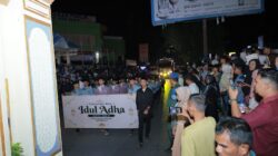 Ribuan Masyarakat Antusias Ramaikan Pawai Takbiran di Aceh Besar