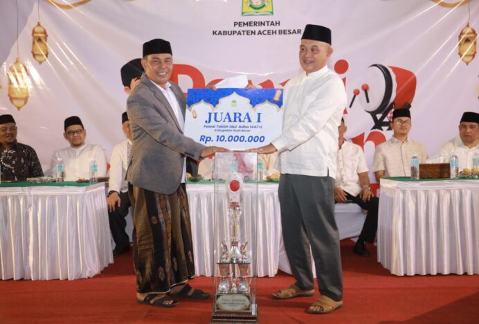 Blang Bintang Juara I Pawai Takbiran Idul Adha 1447 H