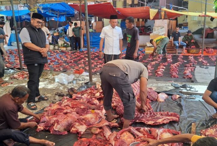 Kampung Baru Banda Aceh Sembelih 12 Ekor Lembu Kurban