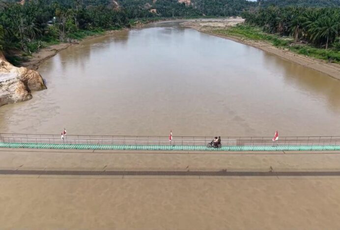 Jembatan Gantung Perintis Garuda Jadi Ikon Baru Aceh Tamiang, Permudah Akses Warga