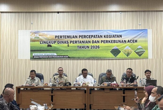 Dirjen LIP Puji Peran TA Khalid, Pemulihan Lahan Pertanian Pascabanjir Aceh Digenjot
