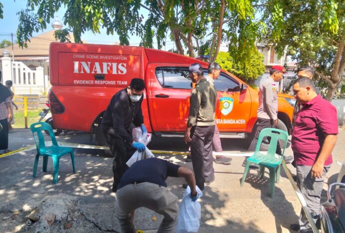 Warga Temukan Janin di Bantaran Krueng Doy Punge Banda Aceh, Polisi Lakukan Olah TKP