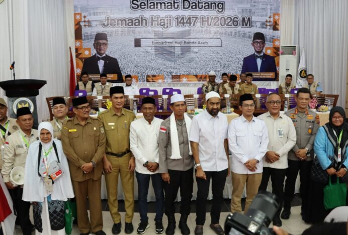 Imigrasi Aceh Ikut Pelepasan CJH 2026, Pastikan Layanan Keimigrasian Berjalan Optimal