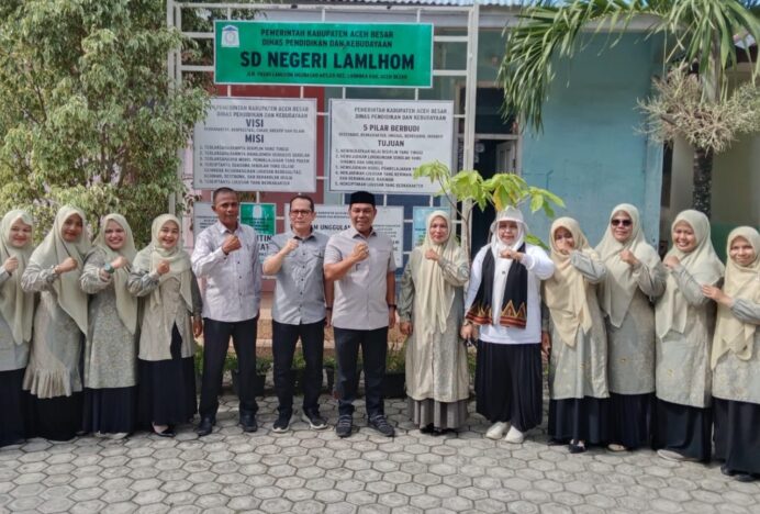 Bupati Aceh Besar Tinjau SD Negeri Lamlhom, Pastikan Fasilitas Belajar Semakin Layak