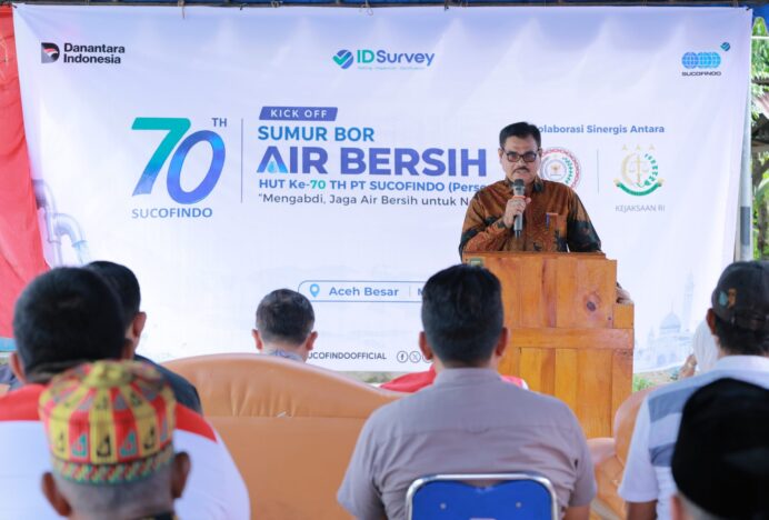 Pemkab Aceh Besar Apresiasi Program Sumur Bor Air Bersih di Lambleut