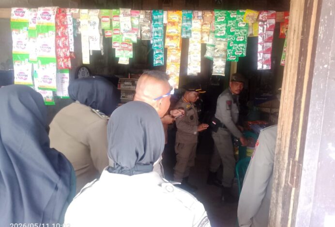 Satpol PP dan WH Aceh Jaya Tertibkan ASN Nongkrong di Warkop Saat Jam Kerja