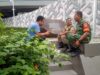 Pantau Lonjakan Pengunjung, Babinsa Baiturrahman Sambangi Satpam Museum Tsunami