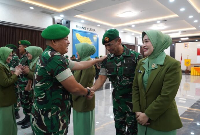 Kasdam IM Pimpin Upacara Sertijab dan Tradisi Satuan Pejabat Kodam IM