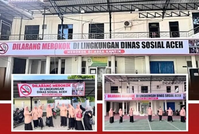 Dinsos Aceh Perkuat Kawasan Tanpa Rokok