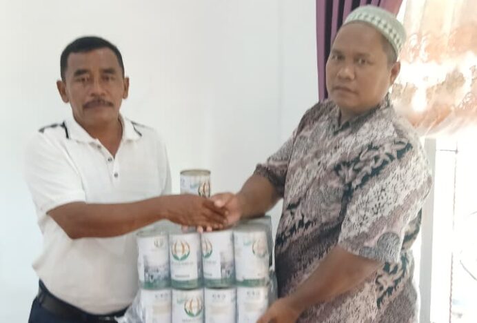 NU Berkhidmat, Pengurus LAZISNU Aceh Singkil Distribusikan Kotak KOIN NU Program Gerakan SEIBU