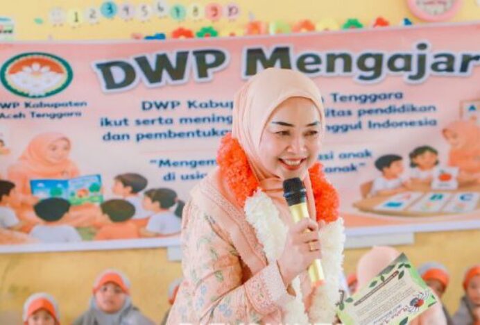 Ketua DWP Aceh Tenggara Dukung Program DWP Mengajar untuk Perkuat Literasi Anak Usia Dini