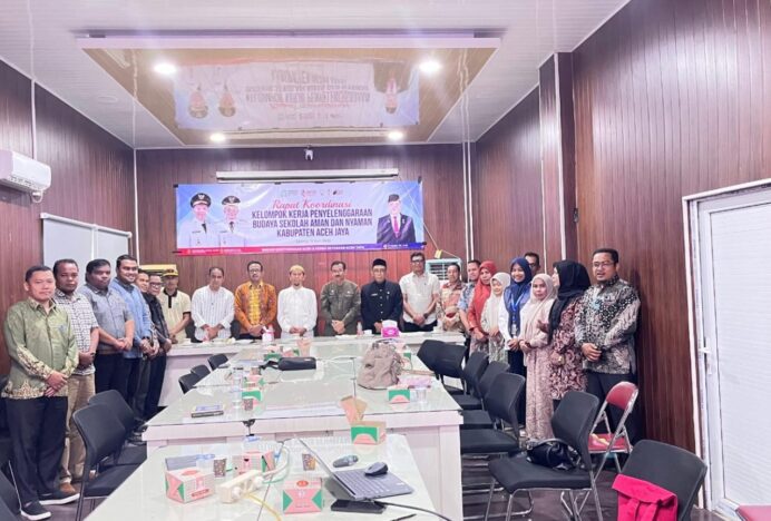 Pemkab Aceh Jaya Bentuk Pokja Budaya Sekolah Aman dan Nyaman