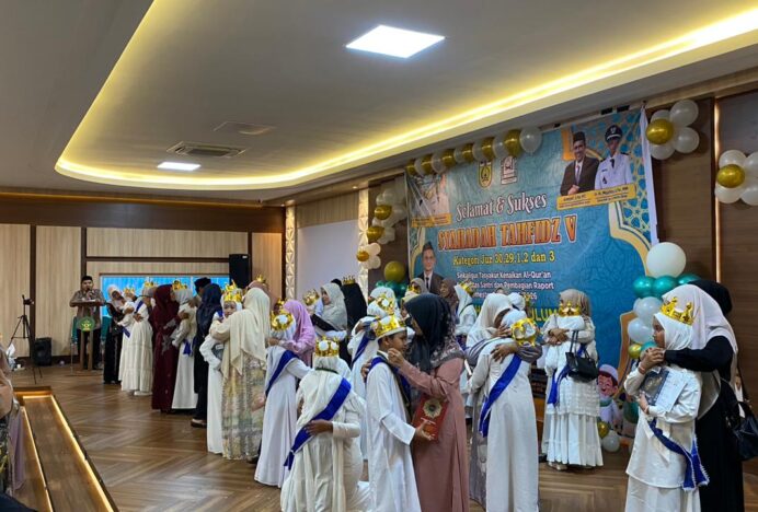 TPQ HU Gelar Syahadah Tahfidz V dan Tasyakur Kenaikan Al-Qur’an Santri