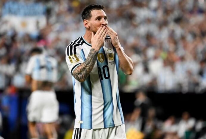 Messi Pecahkan Rekor Gol Terbanyak Piala Dunia, Argentina Lolos