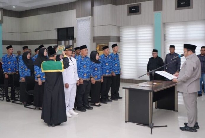 Wali Kota Sabang Lantik 20 Pejabat, Tekankan Integritas dan Profesionalitas