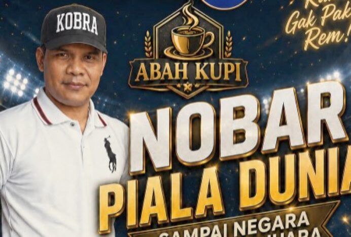 Abah Kupi Kantongi Lisensi Nobar, Siap jadi ‘Stadion Mini’ Piala Dunia