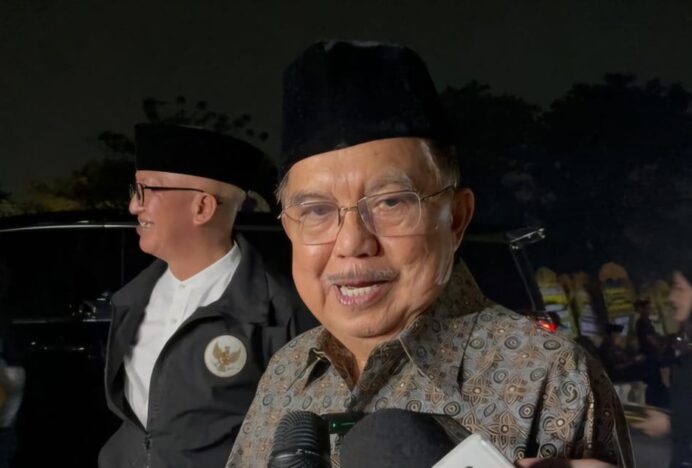 Melayat ke Rumah Duka, JK Kenang Ryamizard Sosok Penting Tangani Tsunami Aceh