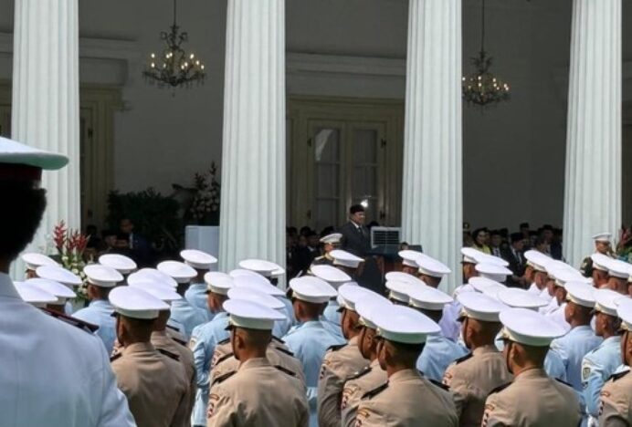Prabowo Pimpin Upacara Hari Pancasila