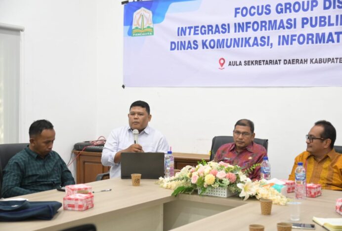 Diskominsa Aceh dan Pemkab Aceh Besar Perkuat Integrasi Informasi Publik Melalui FGD