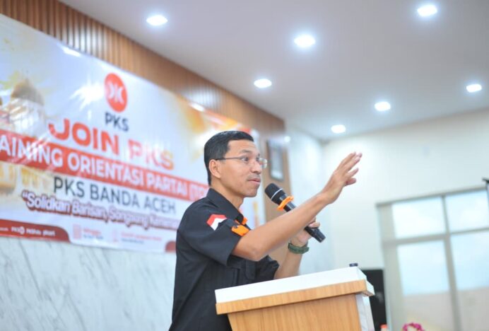 Lakukan Pencerdasan Politik, PKS Banda Aceh Gelar Training Orientasi Partai