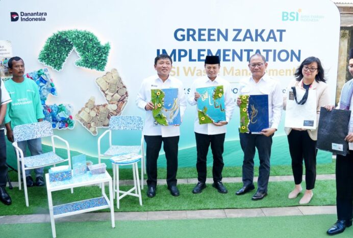 Implementasikan Green Zakat, BSI Ajak Masyarakat Ubah Sampah Jadi Emas