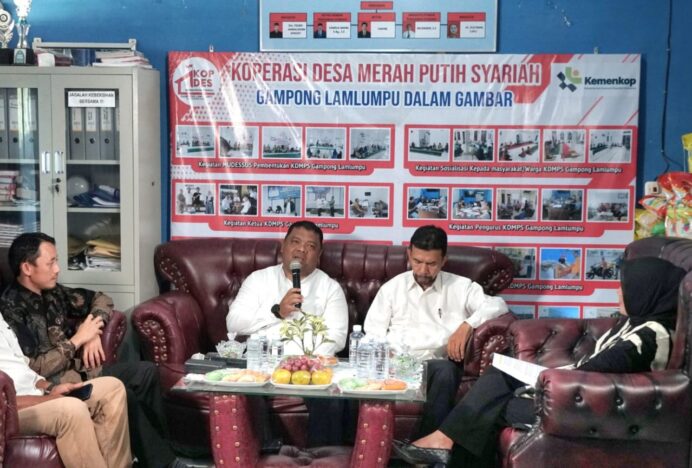 Kadis Diskopukmdag Aceh Besar Dorong KDMP Harus Aktif dan Inovatif, Lam Lumpu Jadi Contoh