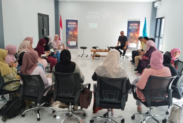 Voice Over Aceh Gelar Workshop “Cerita Pahlawan Perempuan Aceh”, Dorong Lahirnya Talenta Kreatif dan Karya Inspiratif