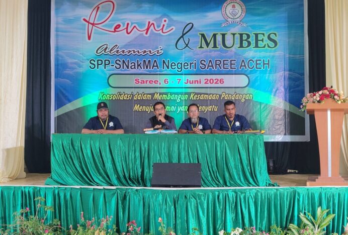 Ratusan Alumni Hadiri Reuni Akbar dan Mubes IKA SPP-SNAKMA Saree Aceh
