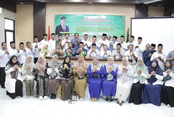 Tujuh Lembaga Resmi Jalin Kerja Sama dengan Kemenag Banda Aceh, Perkuat Layanan Keagamaan dan Pembinaan Masyarakat