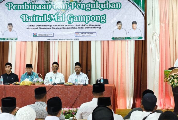 Melalui Pembinaan Baitul Mal Gampong, Pemkab Aceh Besar Optimalkan Potensi Zakat untuk Pemberdayaan Umat