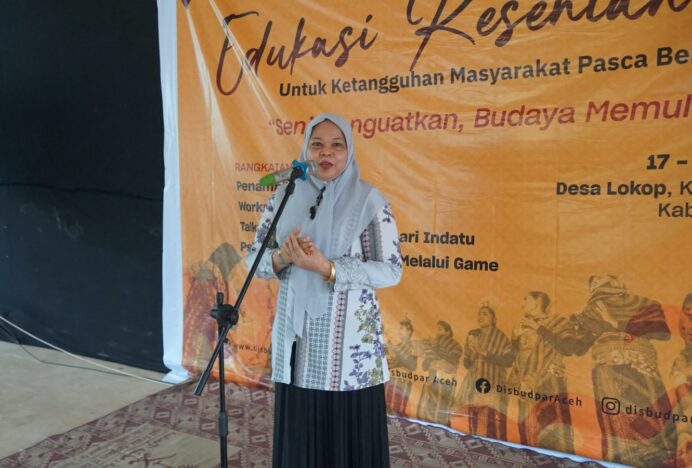 Disbudpar Aceh Gelar Edukasi Kesenian Aceh untuk Masyarakat Lokop