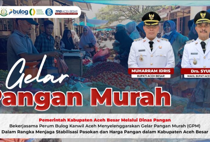 Pemkab Aceh Besar Gelar Pangan Murah di 10 Kecamatan