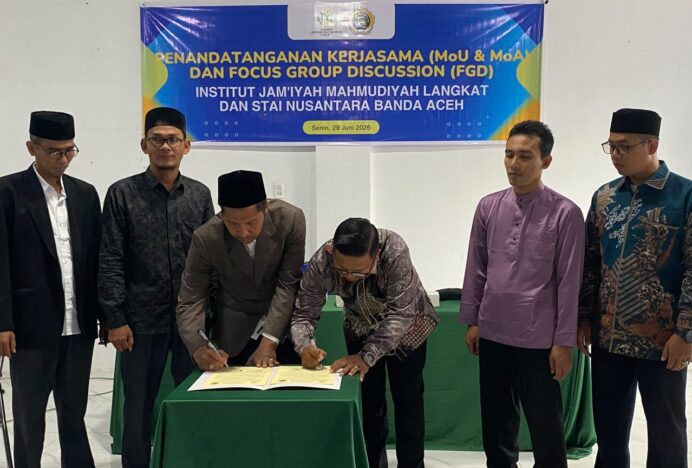 STAI Nusantara Banda Aceh dan IJM Langkat Teken MoU-MoA