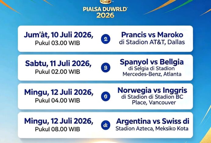 Prancis vs Maroko, Argentina vs Swiss Partai yang Menarik : Ini Tim dan Jadwal Perempat Final