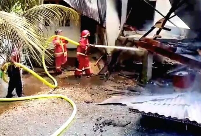 Rumah Petani di Arongan Lambalek Terbakar, Tidak Ada Korban Jiwa