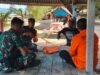 Babinsa Lhoknga dan Basarnas Perkuat Sinergi, Tingkatkan Keselamatan Pengunjung Pantai