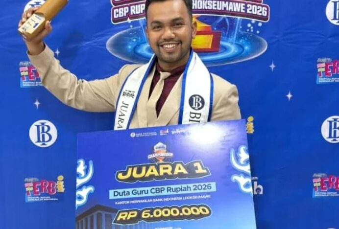 Azwar Anas Wakili Lhokseumawe ke Duta Guru CBP Rupiah Nasional