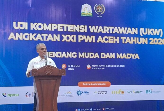 UKW PWI Aceh Angkatan XXI Berakhir, Wartawan Kompeten Jenjang Muda dan Madya Bertambah