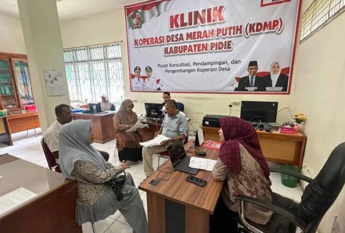 Pemkab Pidie Beri Pendampingan KDMP Kembangkan Usaha