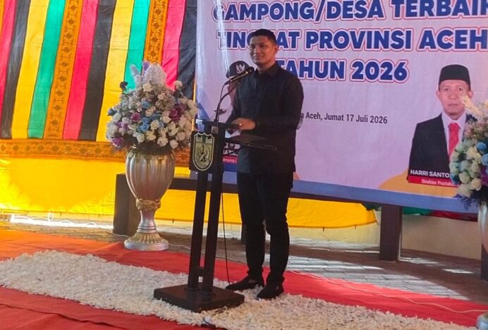 Wakil Wali Kota Banda Aceh Afdhal Buka Lomba Perpustakaan Gampong Aceh 2026 di Lamteumen Timur