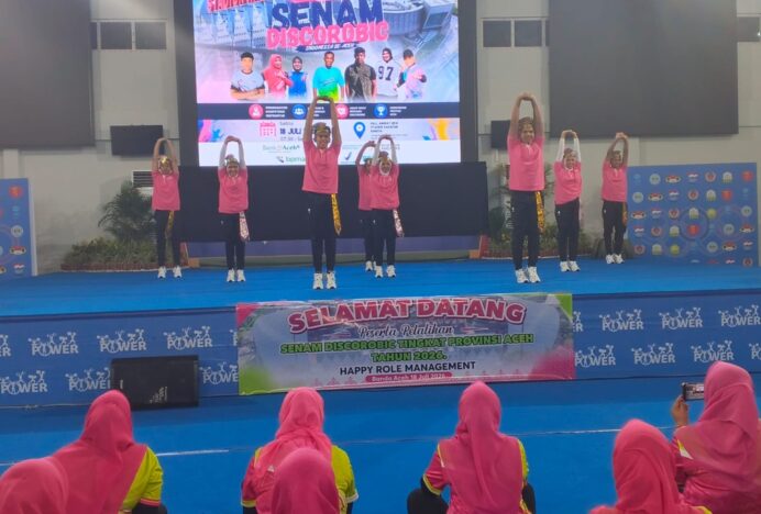 93 Peserta Ikuti Pelatihan Instruktur Senam Discorobic Indonesia Tingkat Provinsi Aceh