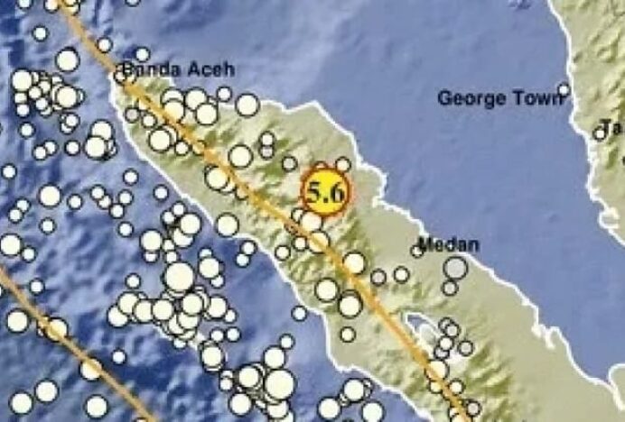 Kabupaten Gayo Lues Diguncang Gempa Darat Berkekuatan 5,6 Magnitudo