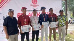 Muhammad Affan Juara Kejurda Golf Seri I Wilayah Barat